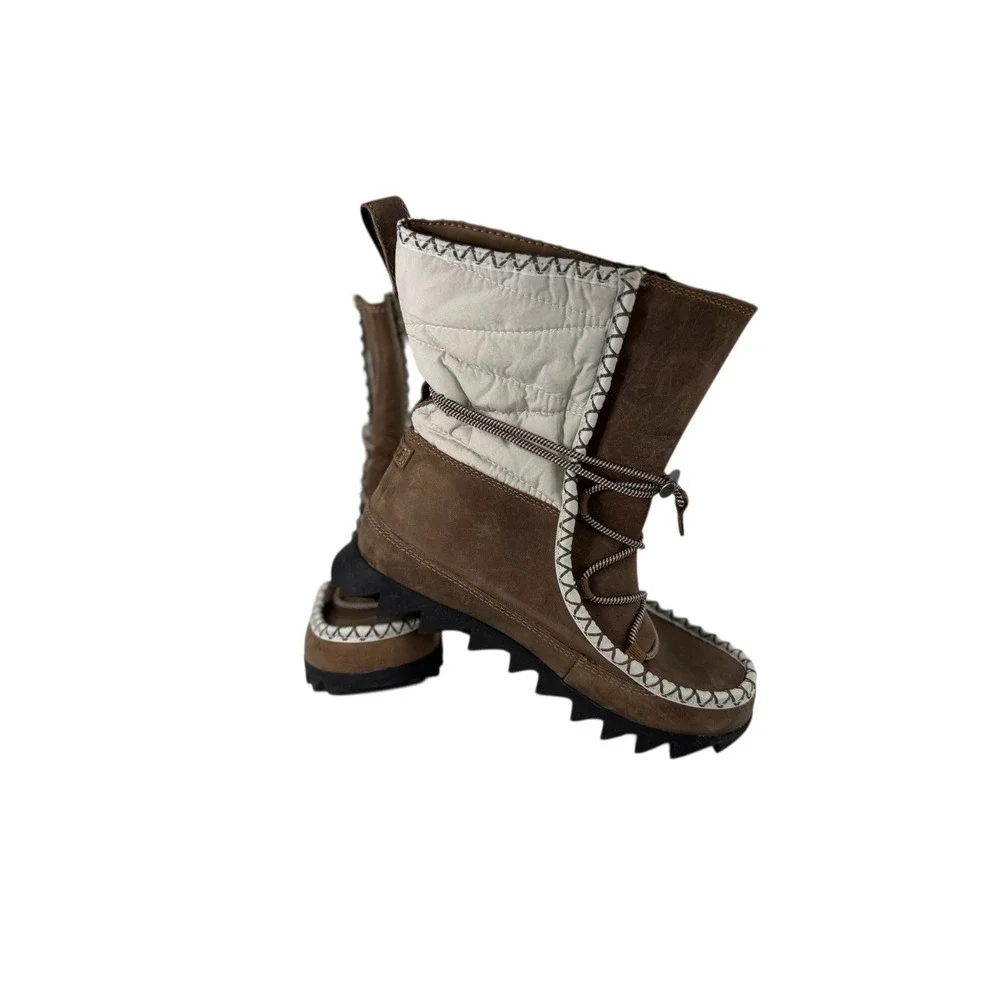 The North Face ThermoBall Lace-Up Brown Snow‎ Boots Women's 7 No Box